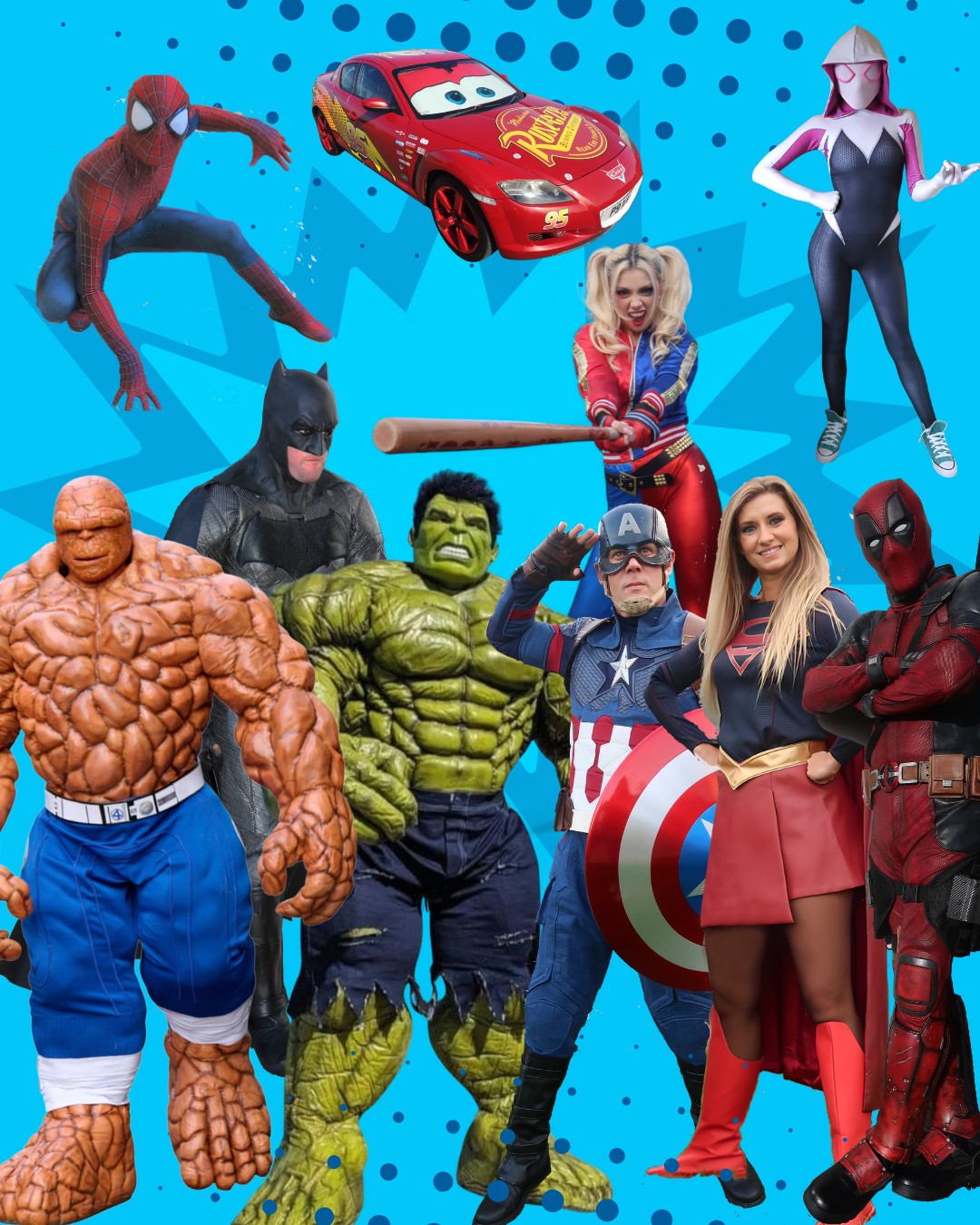MEET YOUR SUPERHEROES